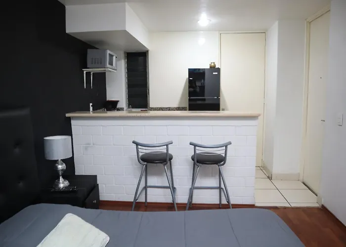 Super Con Baño Y Cocina Excelente Ubicación Apartamento México DF